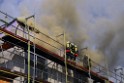 Dachstuhlbrand Koeln Poll Geislarerstr P052